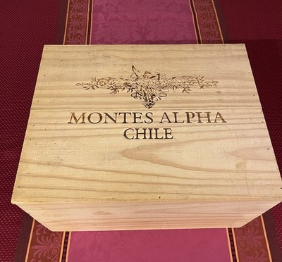 Montes Alpha Chile ungeöffnete Weinkiste 6 Flaschen Cabernet Sauvignon 2002