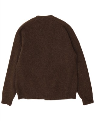 Roberto Collina Mens Cardigan Sweater IT 50 Medium Brown Wool AT11 