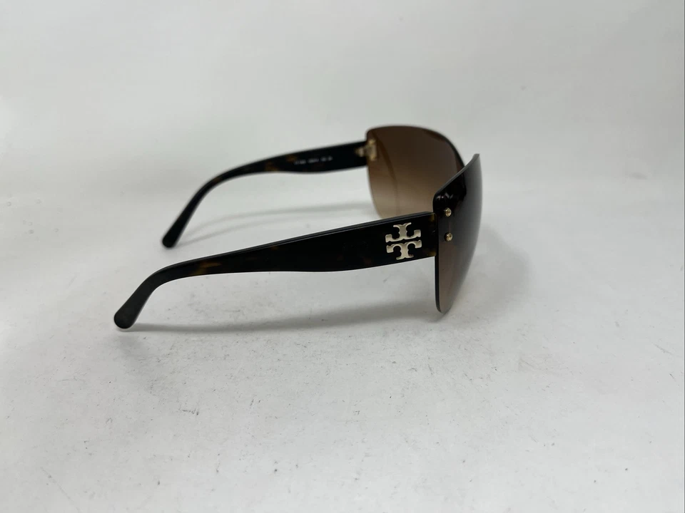TORY BURCH TY 7069 1294/14 125 TORTOISE BROWN SHIELD SUNGLASSES PZ28 - Image 2 of 4