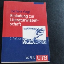 Jochen Vogt   Einladung zur Literaturwissensc...