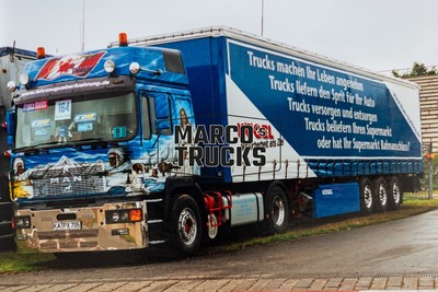 LKW Foto MAN F2000 Planensattelzug Deutschland blau Trucks machen Ihr Lebe #a8sj