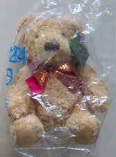 Harrods Sam The Plush Teddy Bear With Tags, Sits 12" Collectable New Sealed Bag