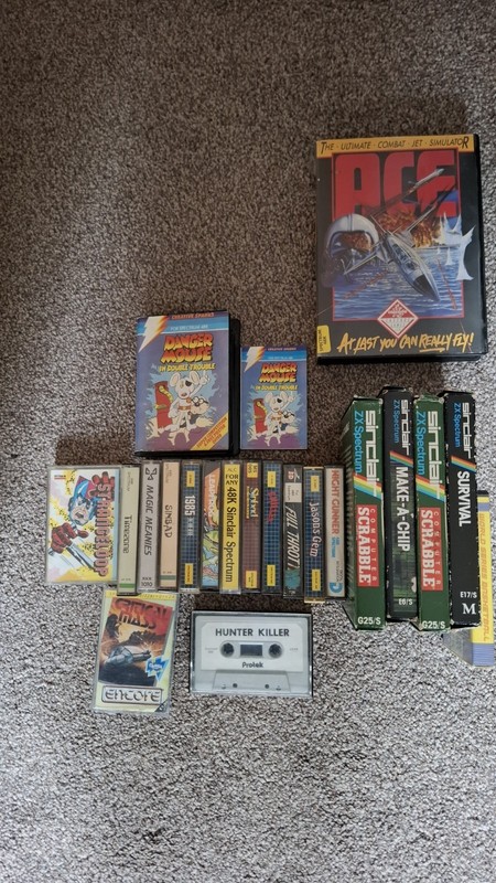 Sinclair ZX Spectrum Games Bundle 20 + Untested