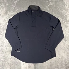 BYLT Elite Fairway Pullover Mens XL Performance Stretch Premium Basics Navy Blue