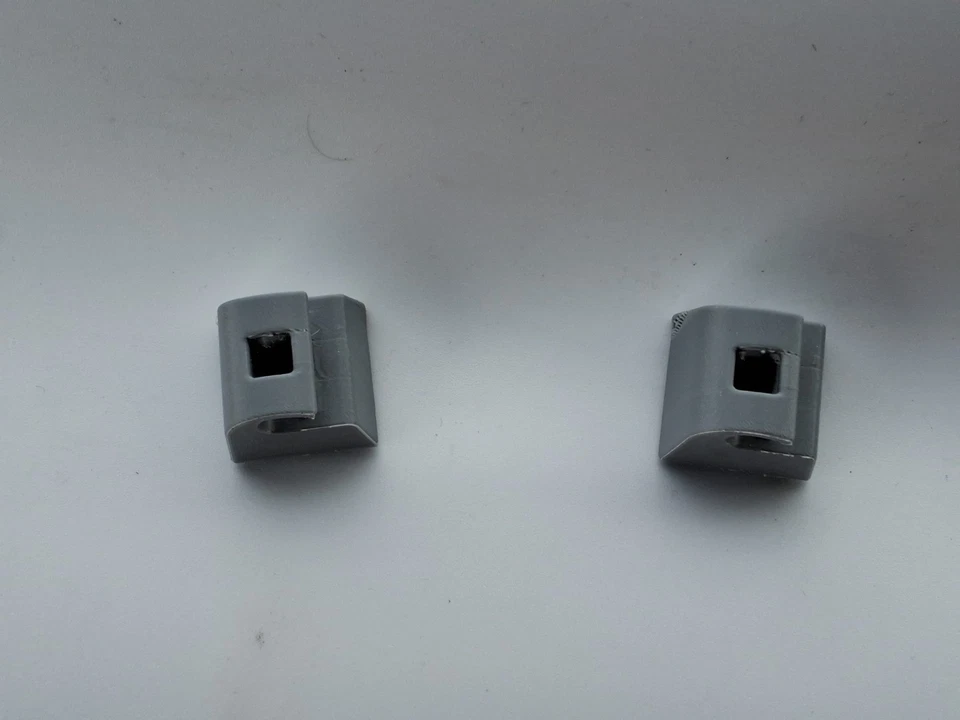 2 clipes de retenção Jaguar XJ8 XJ6 XJR XJS 1995-2003 suporte para viseira solar HMD1084AAEEE - Imagem 3 de 4