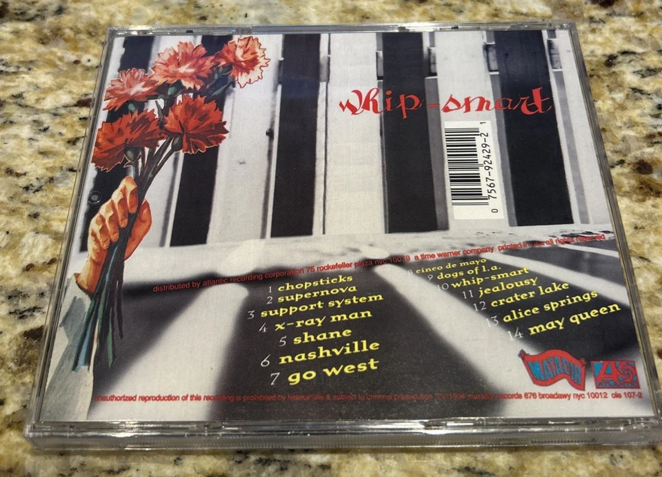 Whip-Smart by Liz Phair CD 1994 Matador Atlantic Original Release CD 92429-2 Foto 3 de 3