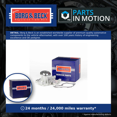 Water Pump fits SUZUKI SWIFT GTi, Mk2 1.3 84 to 01 Automatic Transmission B&B