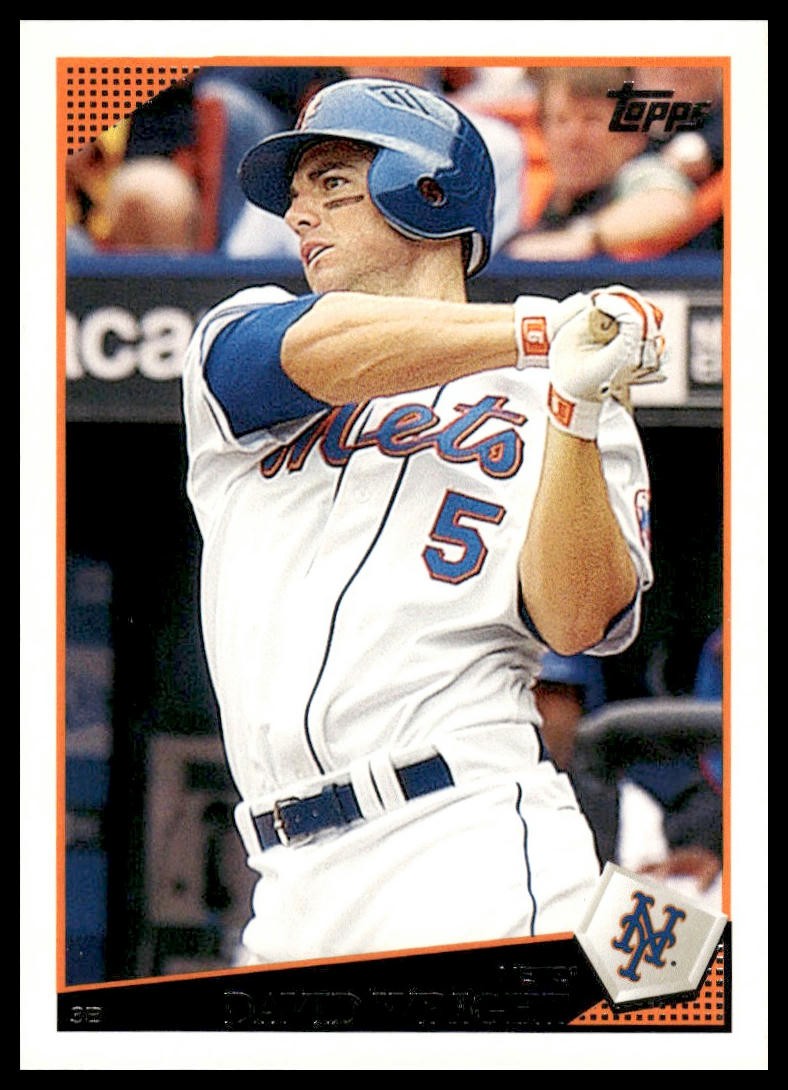 2009 Topps #100 David Wright New York Mets NM+
