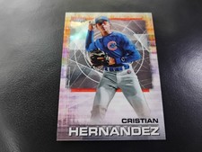 Cristian Hernandez 2021 Topps Bowmans Best Cubs Marlins Career Game Rookie RC #3