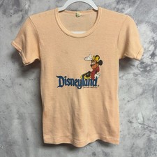 Vintage 70s Disneyland Womens T Shirt Medium 14x21 "Baby T" Minnie Mouse
