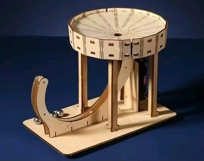 Perpetual Motion Modell 3D Holz Zum Selbermachen Modellbausatz Mechanisch 3D Puzzle Öko Holz