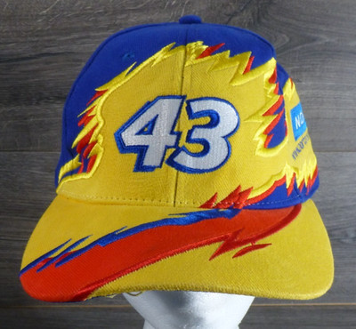 VTG Y2K #43 Richard Petty Strapback Hat Nascar Racing Adjustable Multicolor Cap