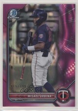 2022 Bowman Chrome Prospects Fuchsia Lava Refractor 16/199 Misael Urbina sc8