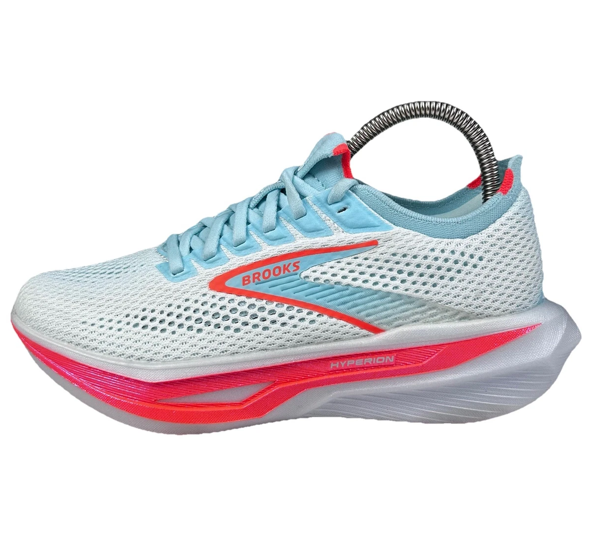 Brooks Womens Hyperion 3 Road Running Shoes Size 6.5 White/Pink