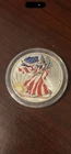 1999 American Silver Eagle Dollar, Colorized 1 Ounce .999 Fine Silver $1 Coin