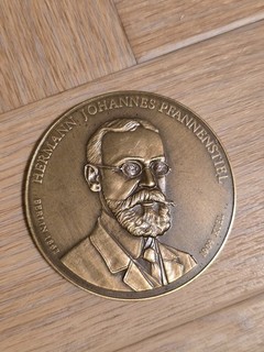 Gedenkmedaille Hermann Johannes Pfannenstiel Kiel 1979 70. Todestag Bronze