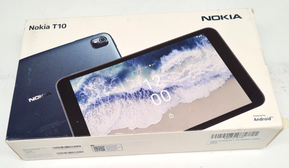 Nokia T10 32GB, Wi-Fi, 8"" Tablet - Ocean Blue TA-1472 - New