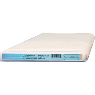 Stitch-N-Tear Sewing Fabric Stabilizer, White 20'' x 15 Yards by the Bolt 