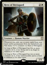 Hero of Bretagard Rare Mint MTG Card :: Kaldheim Commander Decks ::