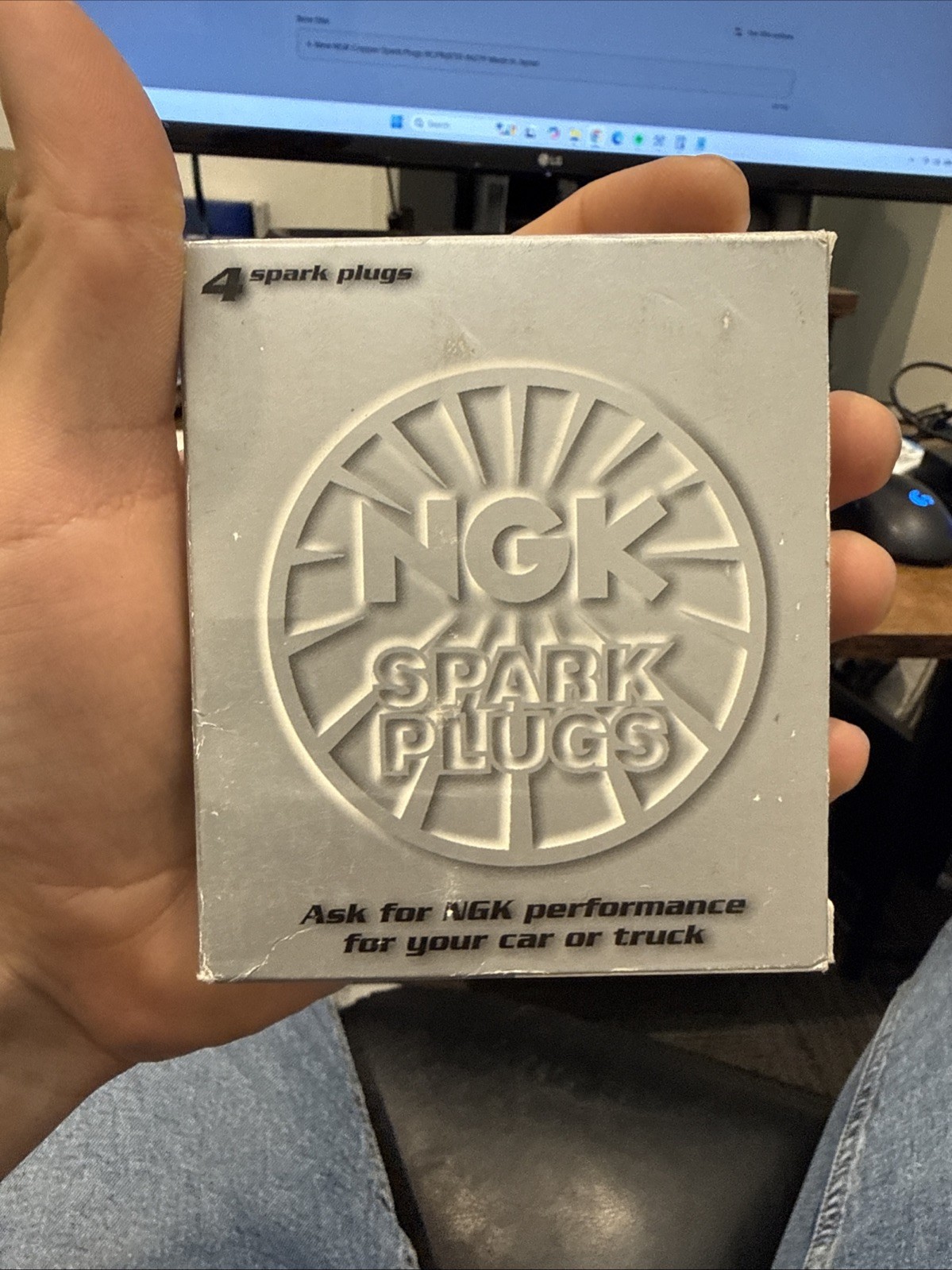 4-New NGK Copper Spark Plugs BCPR6ES11 #6779 Made in Japan