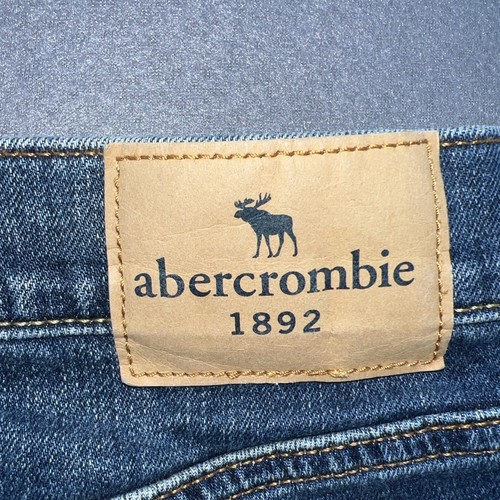 Abercrombie & Fitch Jeans Youth Sz 13/14 Dark Wash Straight Leg - Picture 10 of 13