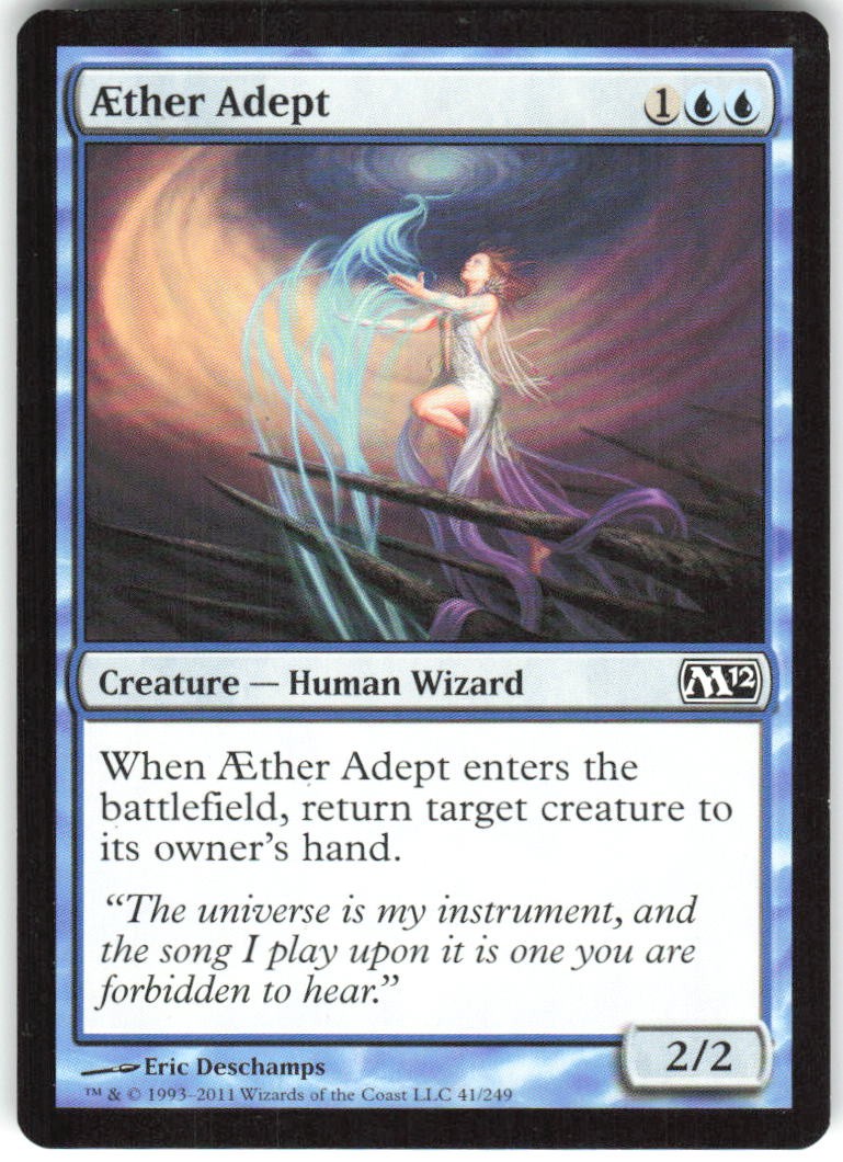 Aether Adept 41 Magic 2012 (M12) Magic: The Gathering LP