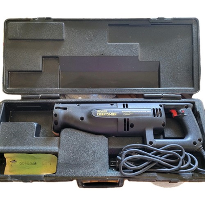 #ad SEARS CRAFTSMAN Electric Reciprocating Saw amp; Case Variable Speed 1quot; Stroke $72.88