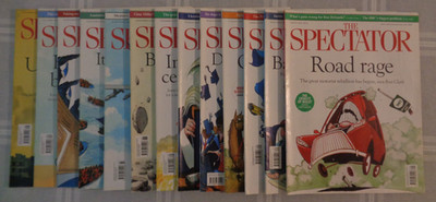 The Spectator Magazine. 13 Consecutive Issues. 22 July - 14 Oct 2023.  64 pages.