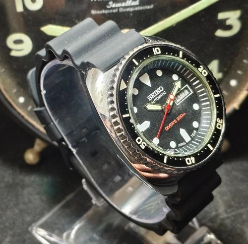 Vintage Seiko Diver's D&D Rotating Bezel 6309 Automatic 17 Jewels Men's Watch