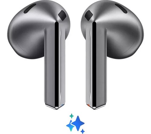 SAMSUNG Galaxy Buds3 Wireless Bluetooth Noise-Cancelling Earbuds - Silver - Picture 2 of 16