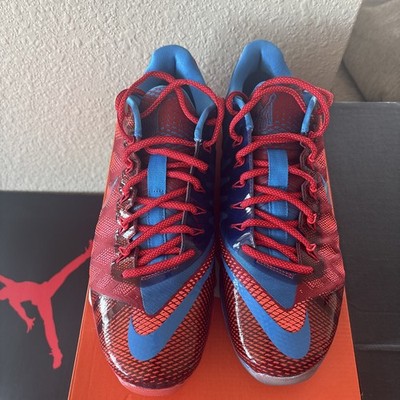 Nike Shoes Men's 10.5 Flyweave CJ3 Trainer Calvin Johnson 725231-600 Red Blue