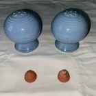 Vintage Fiestaware periwinkle Salt and Pepper Shakers