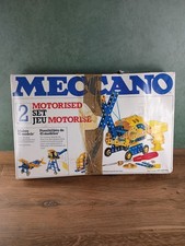 Vintage Meccano Motorised Set 2 w/ Motor Box Manuals