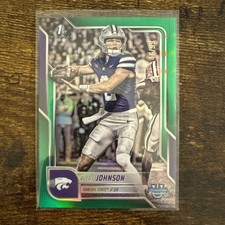 2025 Bowman University Chrome - Avery Johnson #42 Green Lava Refractor /99 (RC)