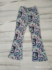 Schlaghose Gr 140 bunt gemustert mit elastischem Bund 