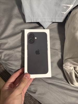 Apple iPhone 16 128GB Black BOX and insert ONLY (no phone or accessories)