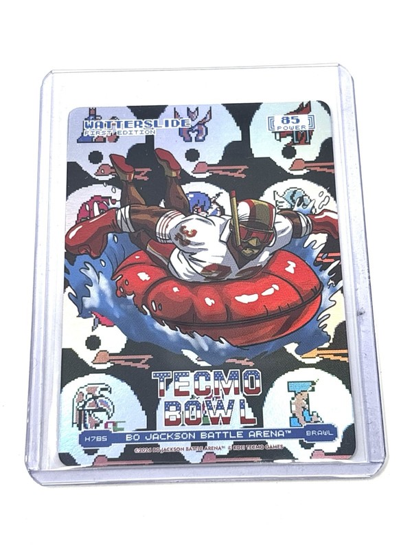Bo Jackson Battle Arena Tecmo Bowl Watterslide Helmets Brawl First Edition