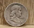 1951 S Ben Franklin 50c Half Dollar