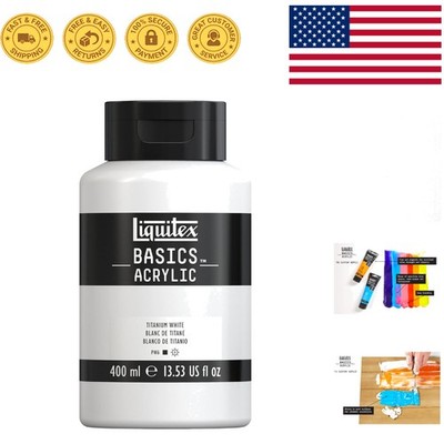 Satin Finish BASICS Acrylic Paint 13.5oz - Ideal for Color Mixing & Learning
