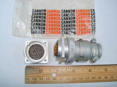 ITT Cannon 24 Pin Connector Set Standard K Series SK-24-32 Sure Seal