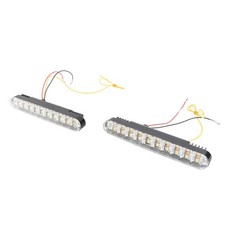30 LED Daytime Running Light White Turn Signal Yellow