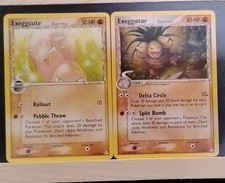 Pokémon Delta Species Card Lot - Exeggcute & Exeggutor (2005)
