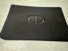 New Authentic DIOR Beaute Cosmetic Bag Makeup Bag Case Travel Pouch- Black