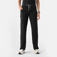 Figs Kade Cargo Scrub Pants Black -Select Size-