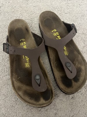 Unisex Birkenstock Gizeh Size 41/ 10.5 Brown