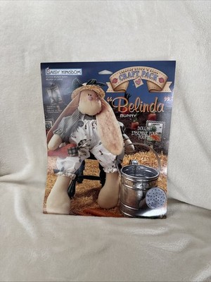 1996 Daisy Kingdom #32408 - 18  Belinda Bunny Doll - Stitch  N Stuff Cut and Sew