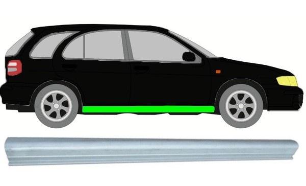 Schweller FüR Nissan Almera N16 1999 – 2007 Rechts-image