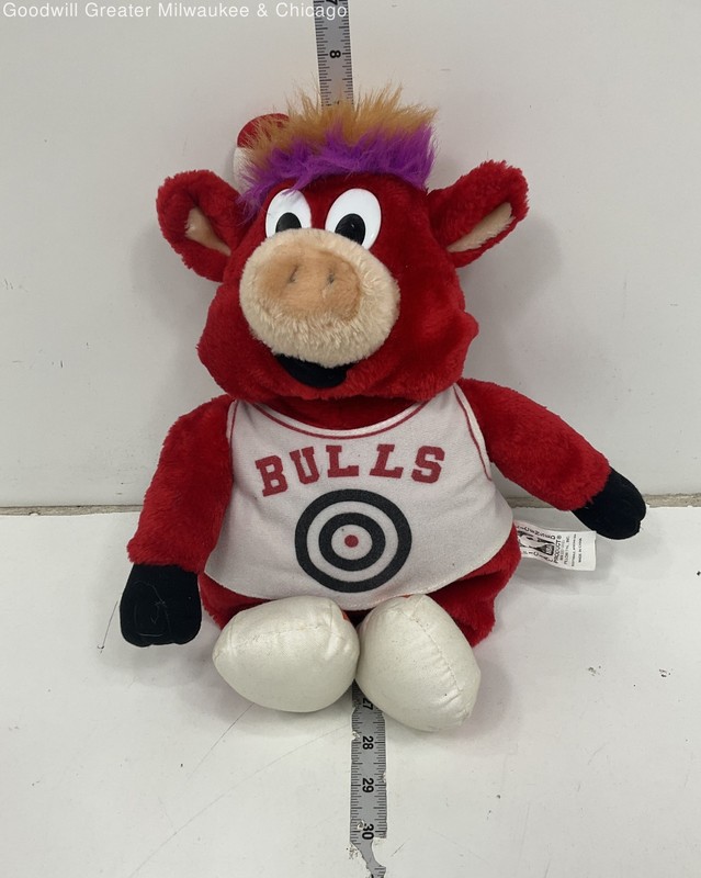 Vintage Chicago Bulls NBA Basketball Pillow Pal Reversible Plush