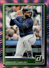 2025 Donruss Pink Laser Junior Caminero 50/50 #40