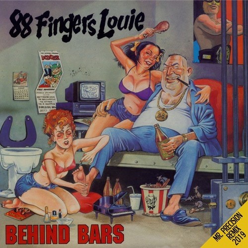 88 FINGERS LOUIE Behind Bars LP PUNK ROCK Melodic Hardcore RED VINYL Remastered prezzo ebay